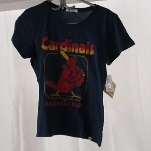 47 Brand Cardinals Tee - Navy and Red
